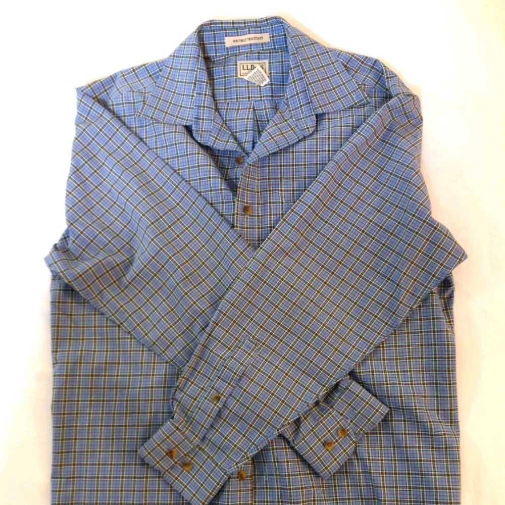 Ll bean wrinkle resistant button down